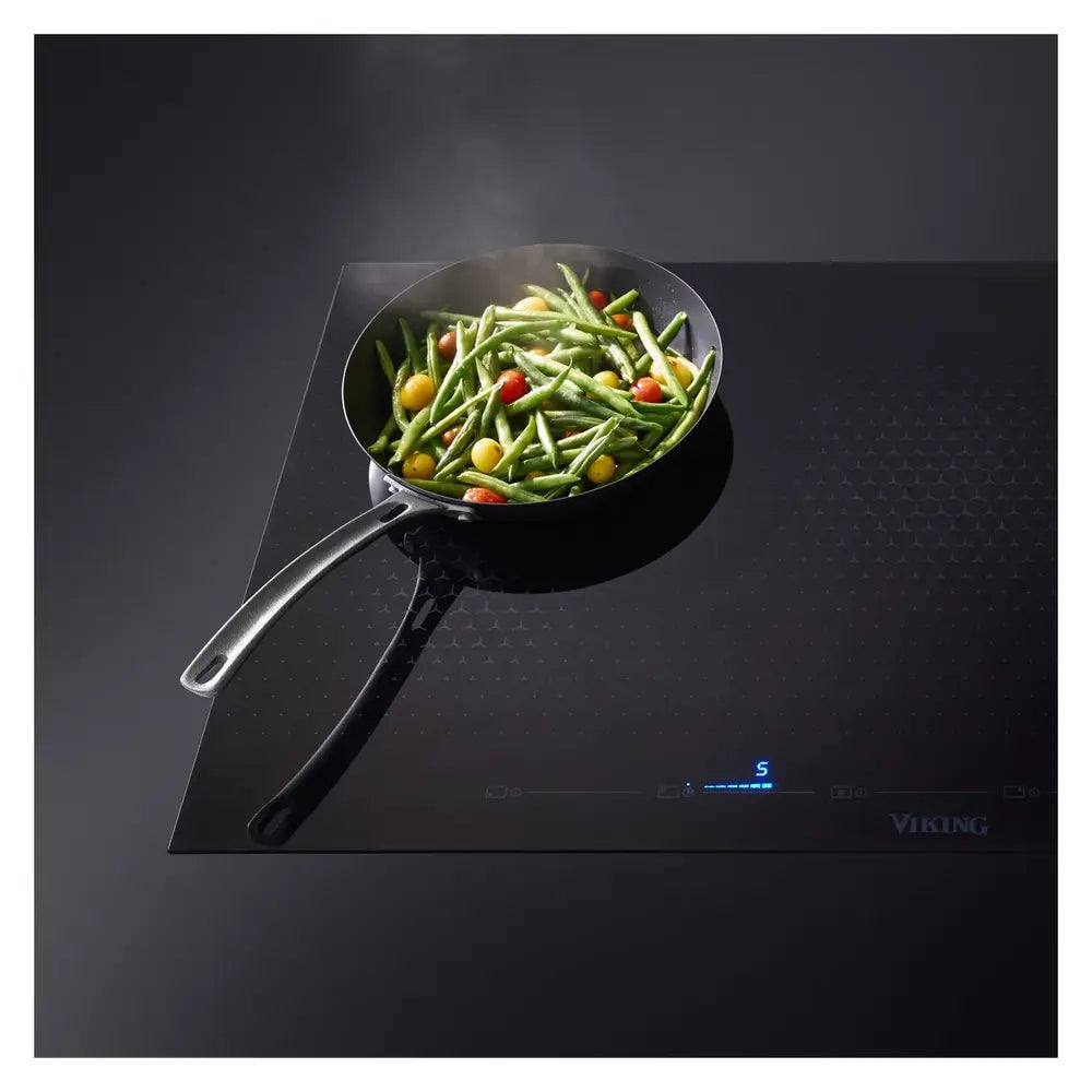 Viking RVL Series 30 inch Induction Cooktop with 4 MagneQuick Induction Elements, and Digital Touch Control, in Black Glass- MVIC63014BBG