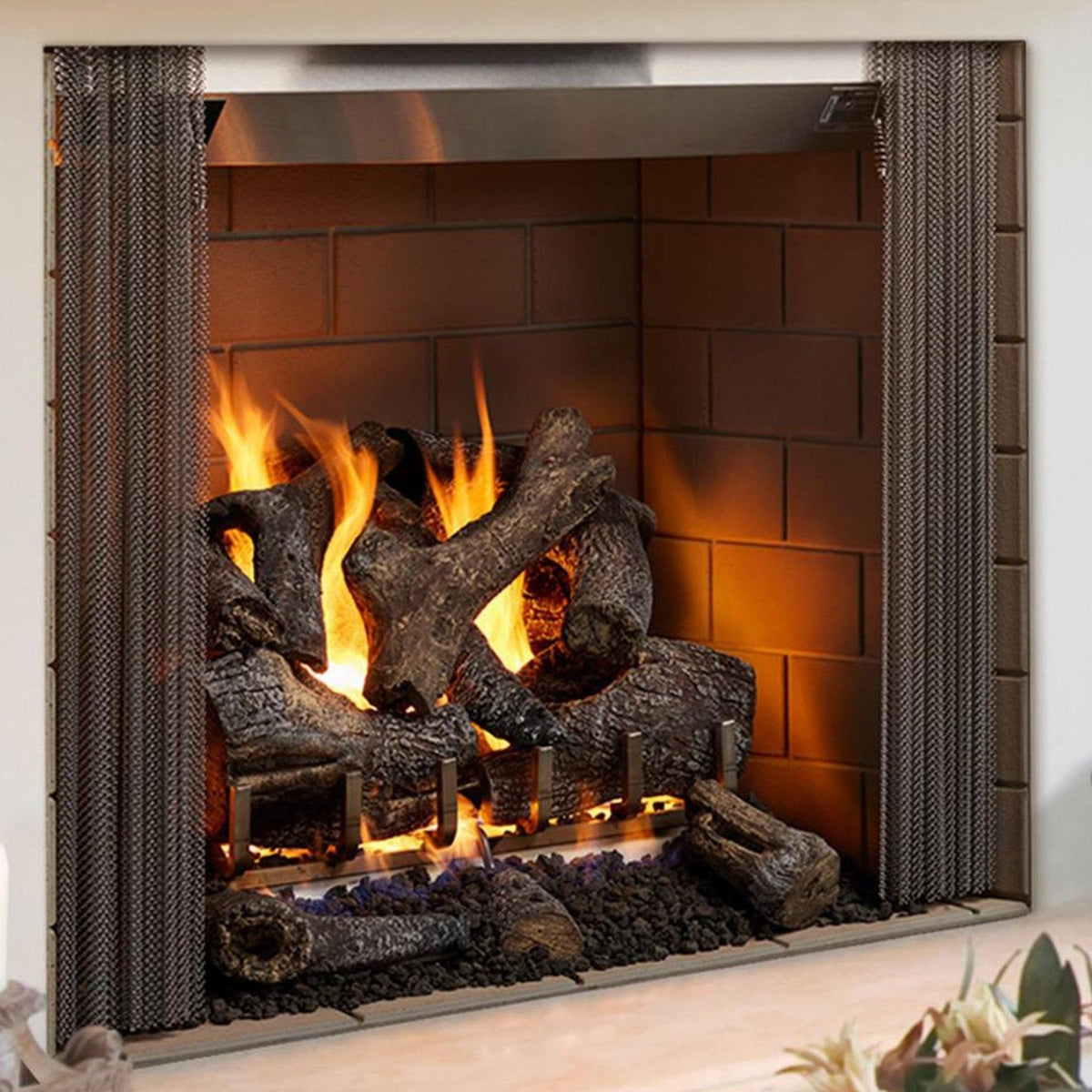 Majestic Castlewood 42" Traditional Outdoor Wood Burning Fireplace