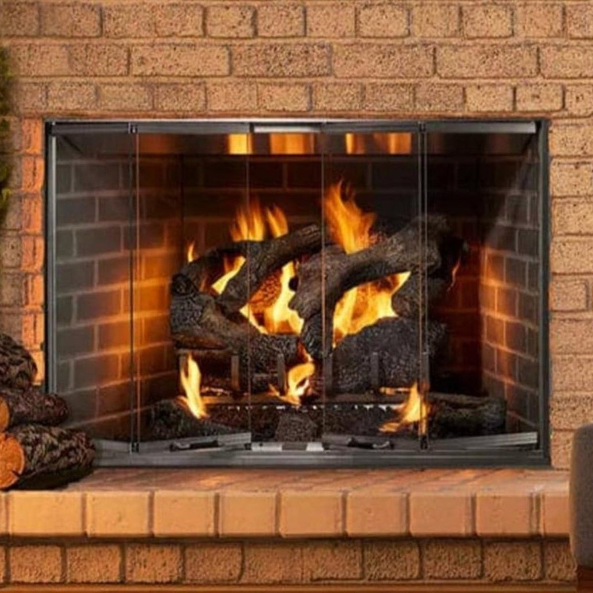 Majestic Cottagewood 42" Traditional Outdoor Wood Burning Fireplace
