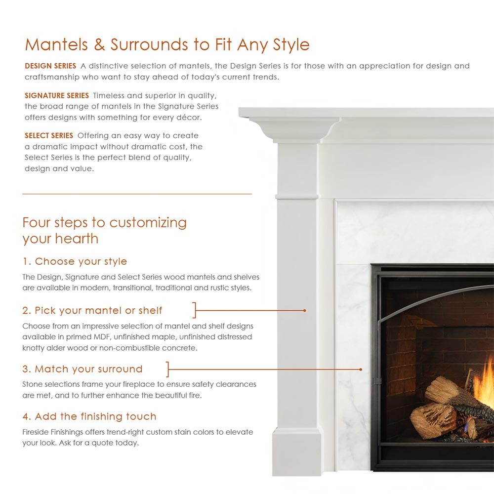 Monessen 32" Attribute Universal Circulating Vent-Free Firebox with Radiant Face and Multitonal Reversible Interior Panels