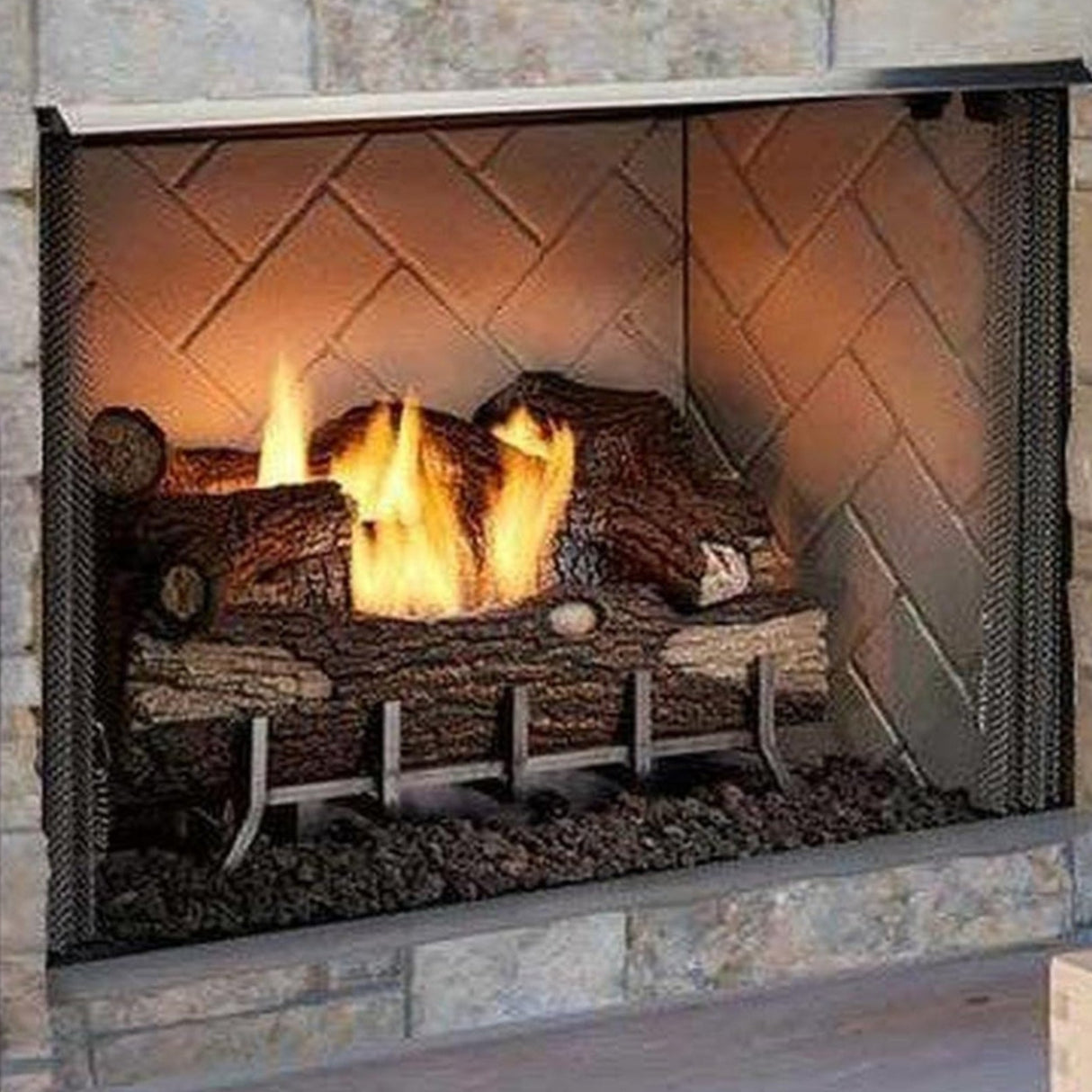 Majestic Vesper 36" Traditional Outdoor Vent-Free Gas Firebox