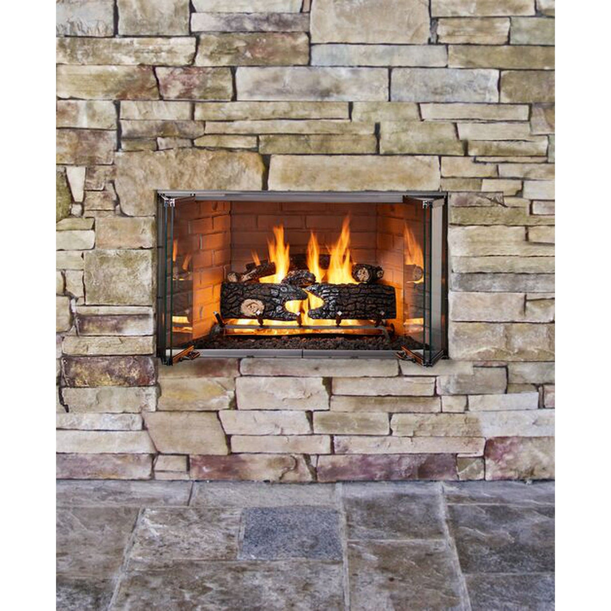 Majestic Villawood 42" Traditional Outdoor Wood Burning Fireplace