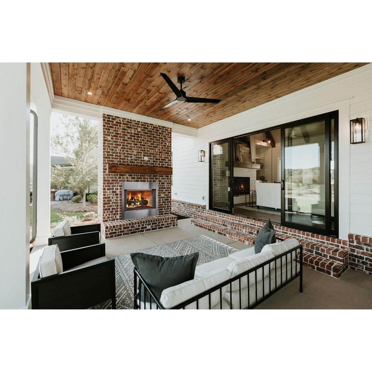 Majestic Villawood 42" Traditional Outdoor Wood Burning Fireplace