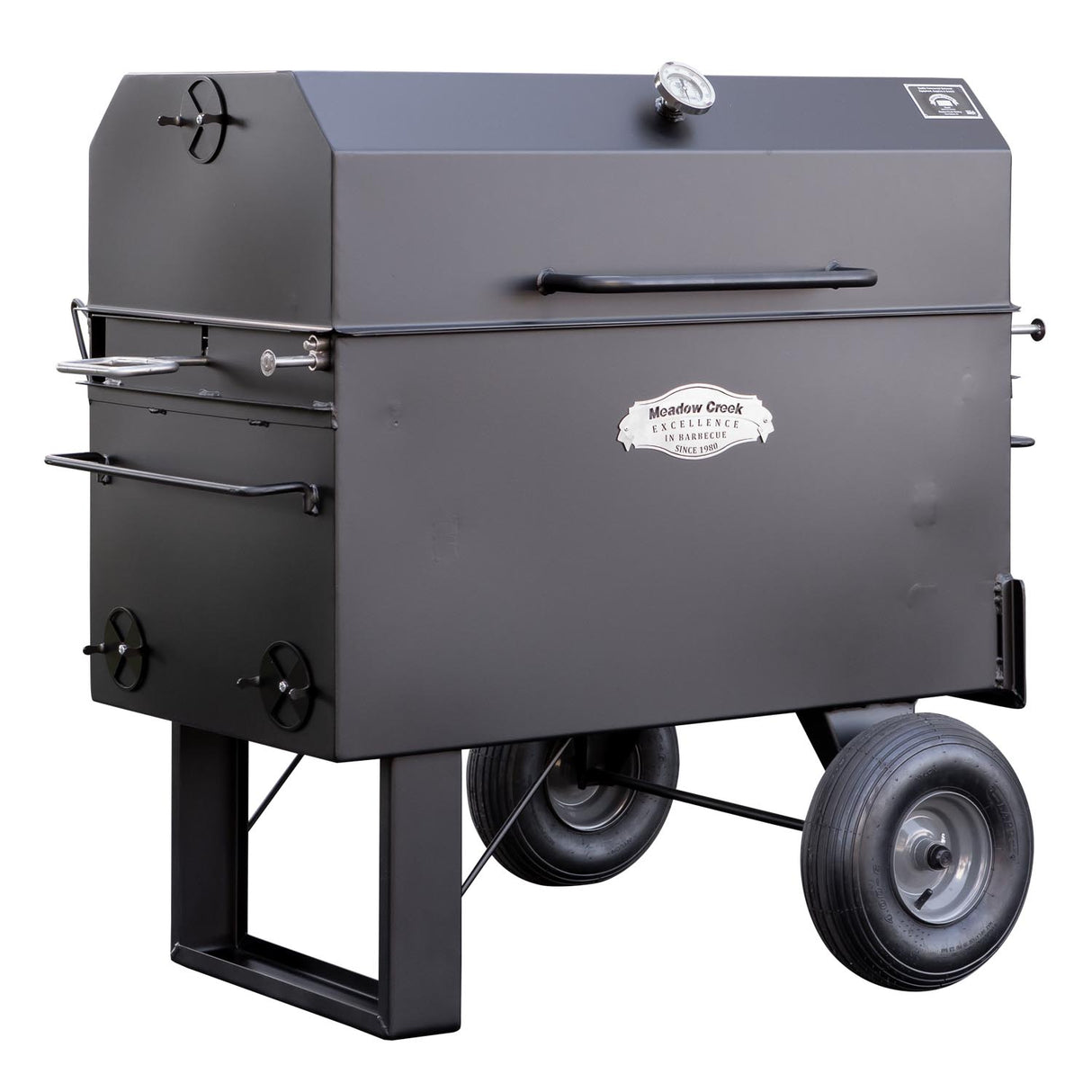 Meadow Creek COMBI42 All-in-One Charcoal BBQ Grill