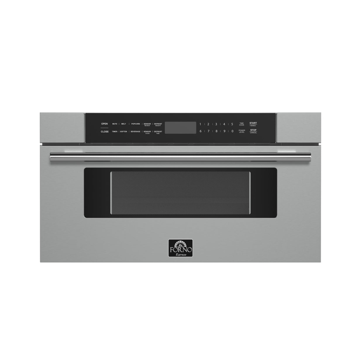 Forno Capoliveri 30" Microwave Drawer – Stainless Steel, 1.2 cu.ft, 1500W, Touch Control, Auto Open/Close & Sensor Cooking