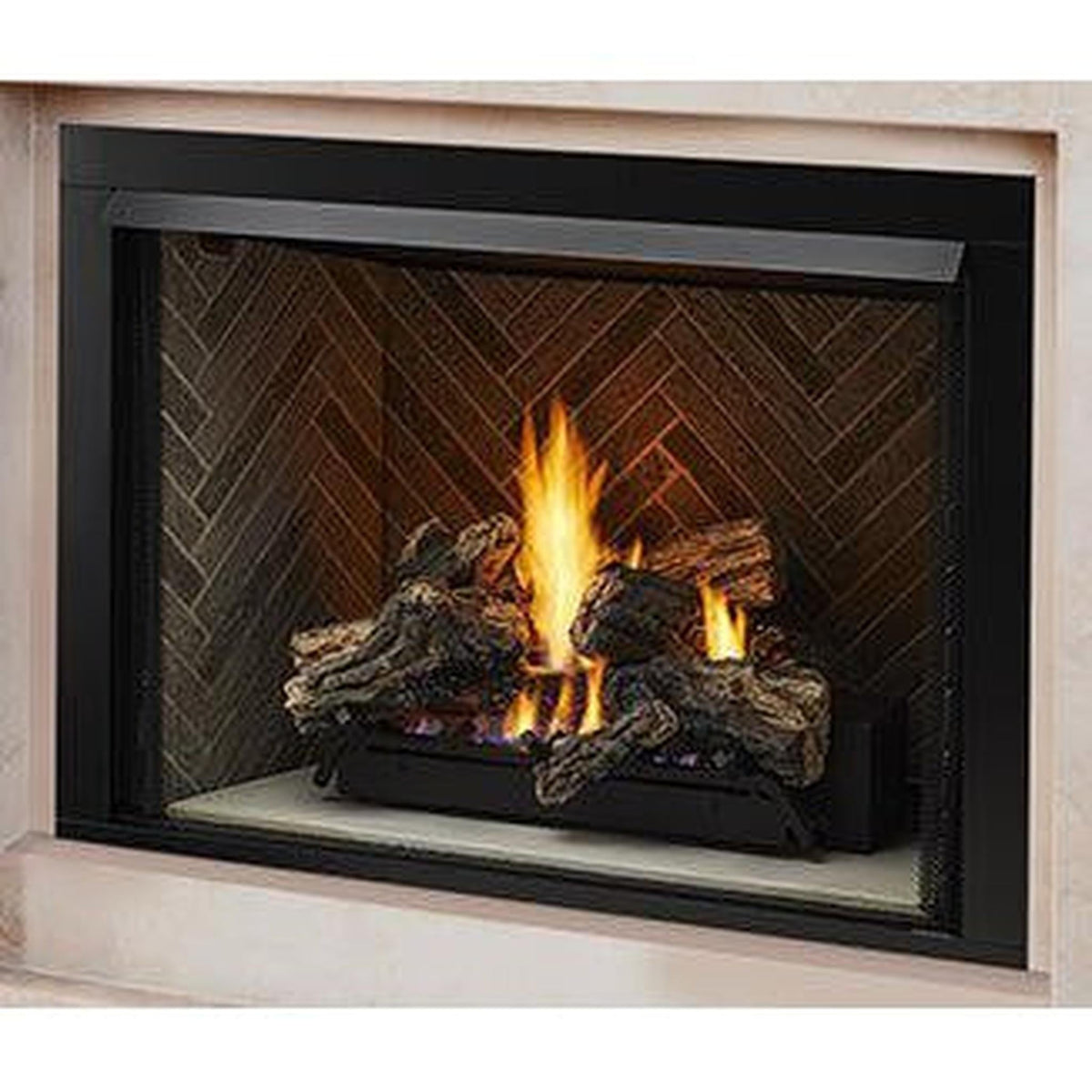 Monessen 42" Lo-Rider Clean Face Vent-Free Gas Firebox with Interior Panels
