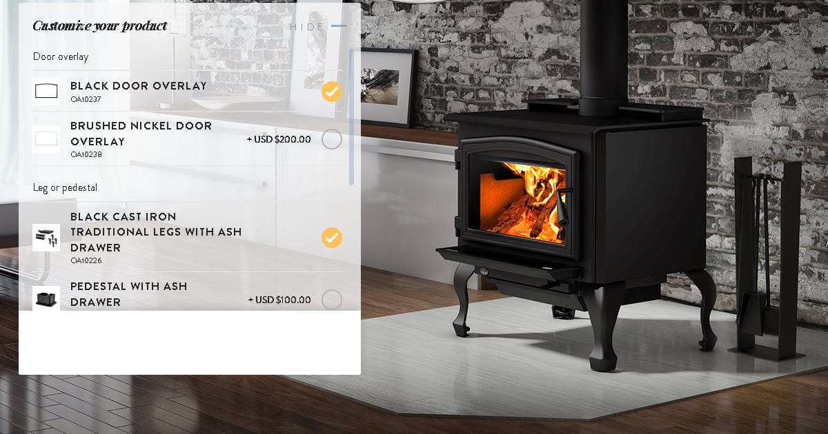 Osburn 2000 Wood Stove with Blower - OB02015