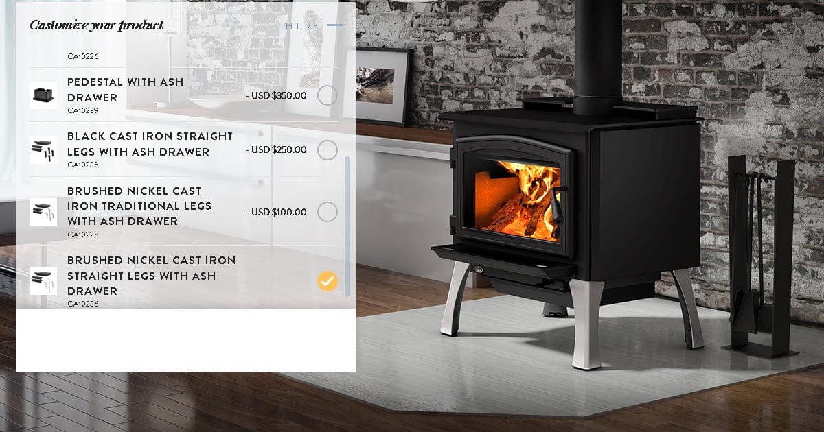 Osburn 2000 Wood Stove with Blower - OB02015