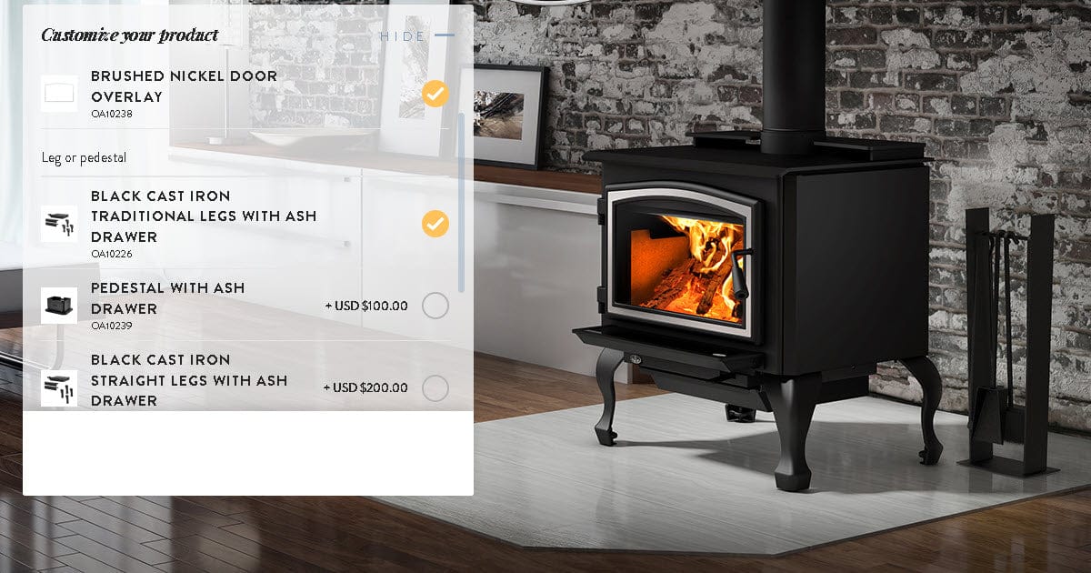 Osburn 2000 Wood Stove with Blower - OB02015