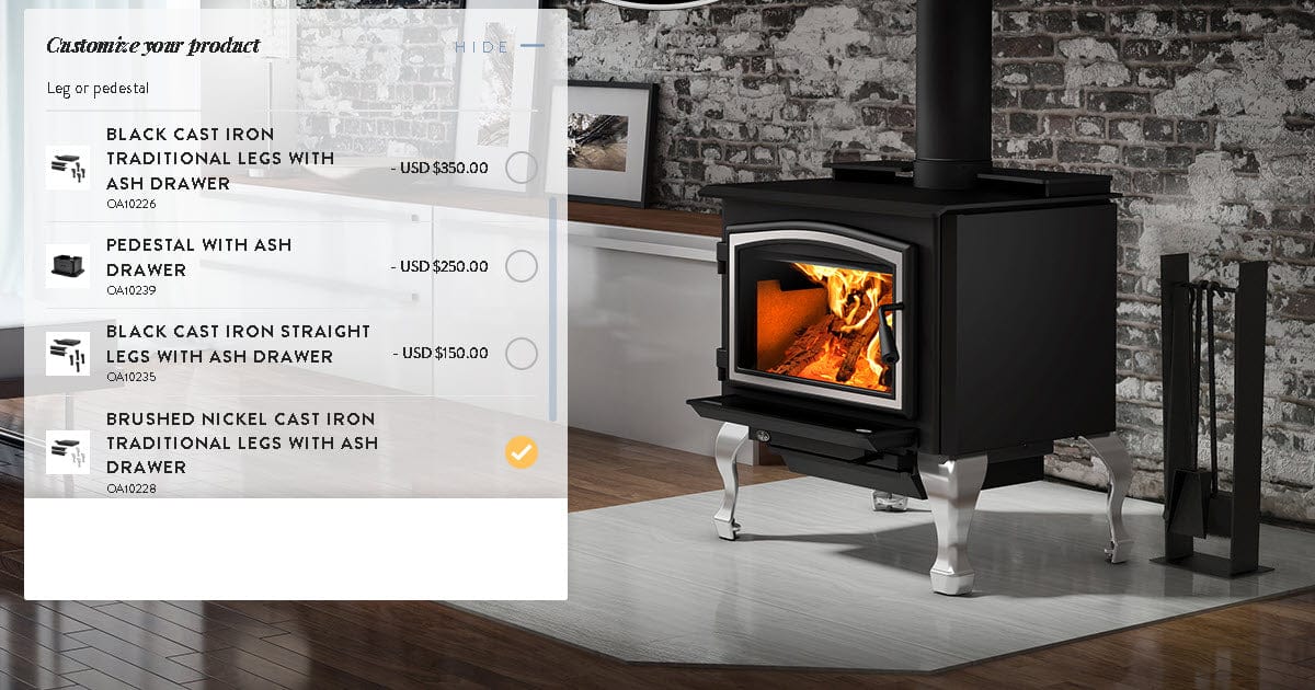 Osburn 2000 Wood Stove with Blower - OB02015