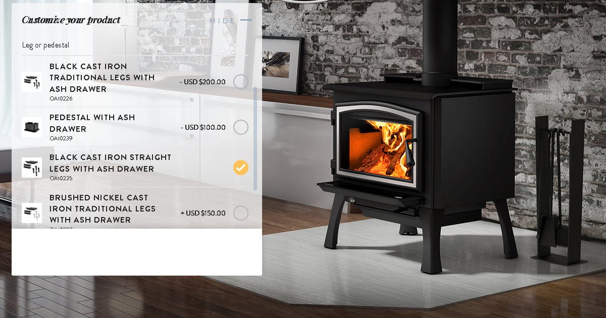 Osburn 2000 Wood Stove with Blower - OB02015