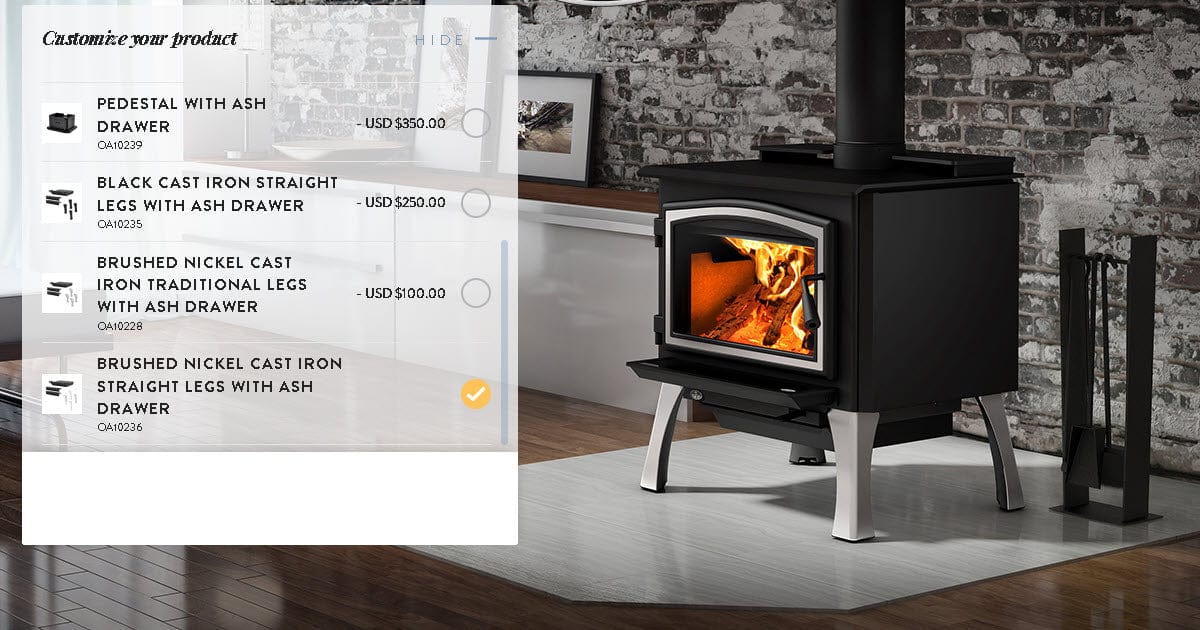 Osburn 2000 Wood Stove with Blower - OB02015