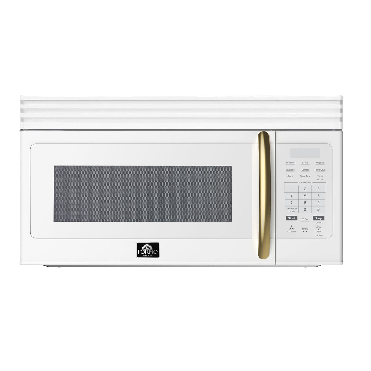 Forno Scalo 30-Inch Over the Range Microwave – 1.6 cu.ft, 300 CFM Vent, Touch Control