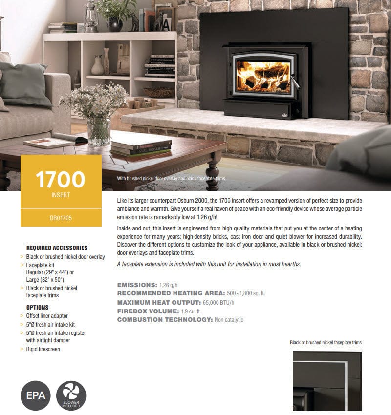 Osburn 1700 Wood Insert - OB01705