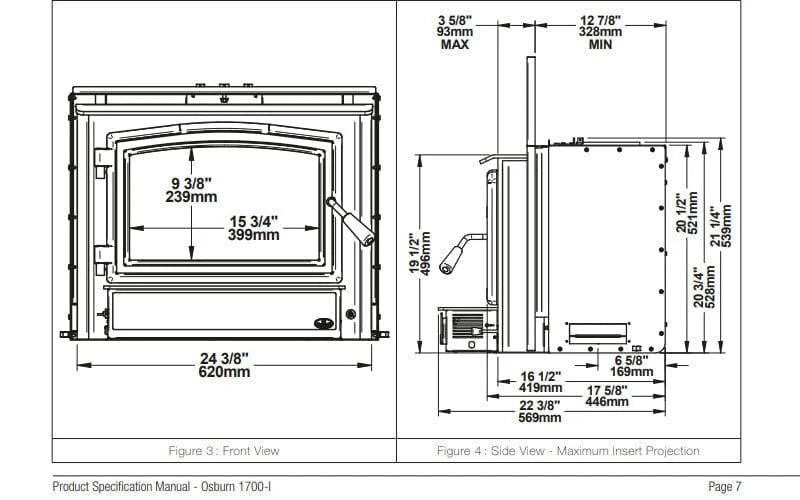 Osburn 1700 Wood Insert - OB01705
