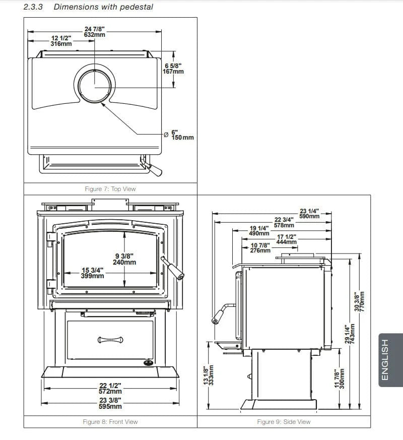 Osburn 1700 Wood Stove - OB01700