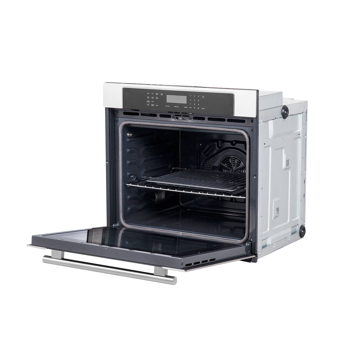 Forno Villarosa 30" Electric Wall Oven – 5.0 cu.ft, Air Fry, Steam Cleaning, Glass Touch Controls