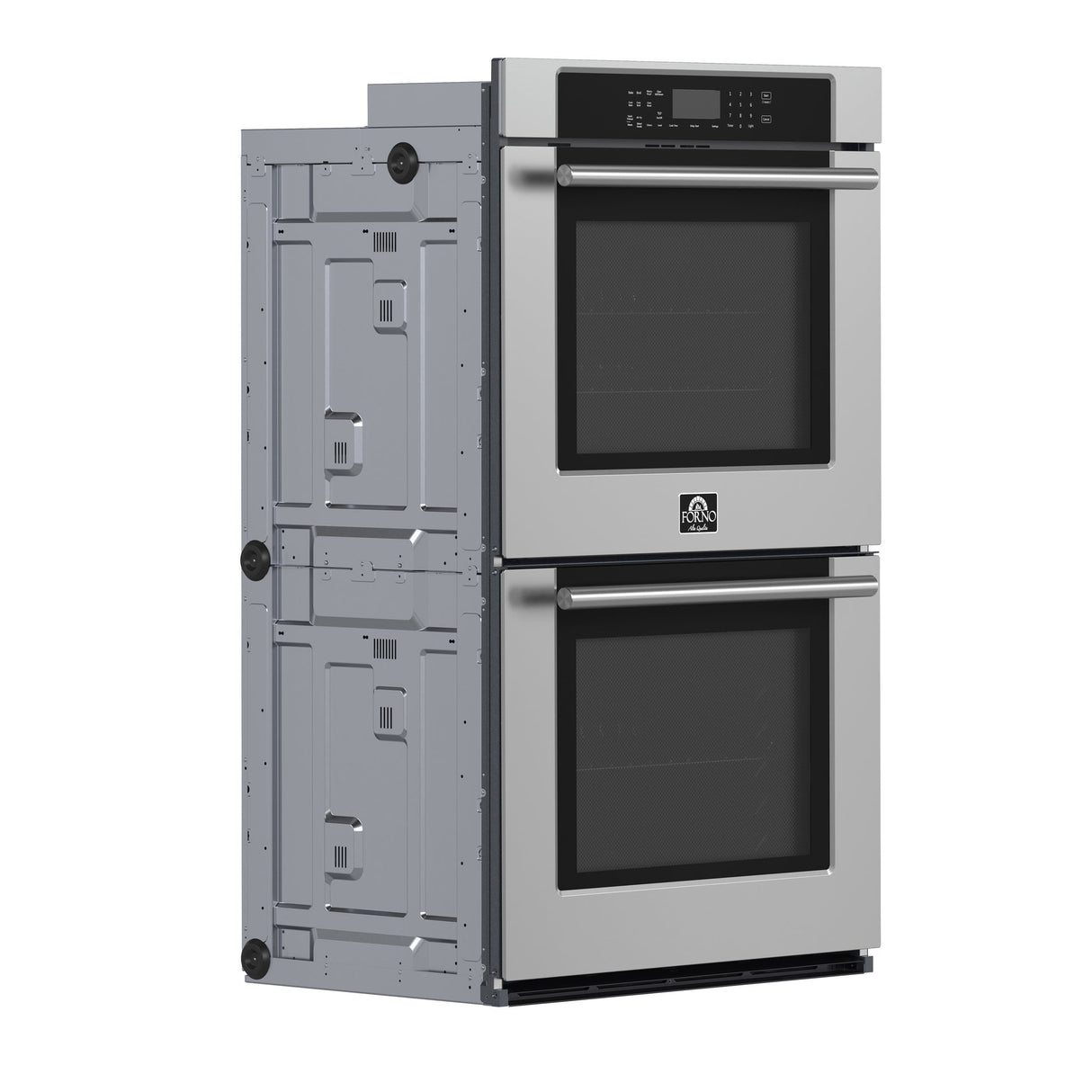 Forno Villarosa 30" Double Wall Oven – Stainless Steel, Convection, Touch Control & Self-Cleaning Function