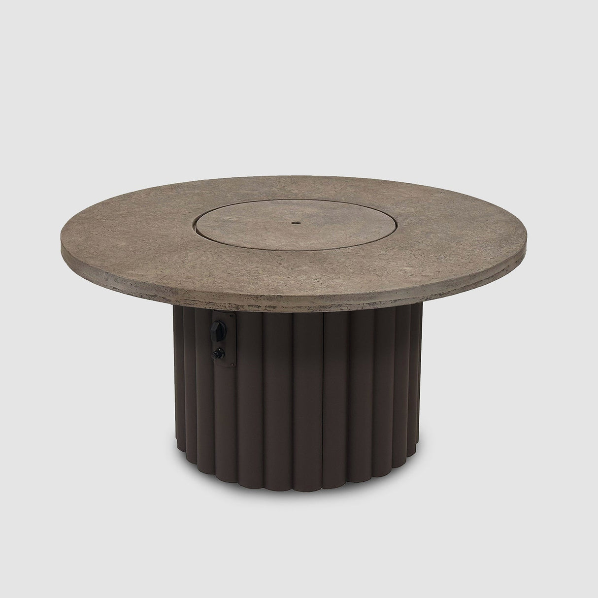 The Outdoor Greatroom Reverie 48" Round Gas Fire Pit Table - REVRCH-48-K