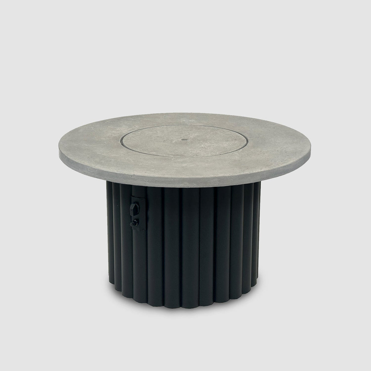 The Outdoor Greatroom Reverie 42" Round Gas Fire Pit Table - REVRBL-42-K