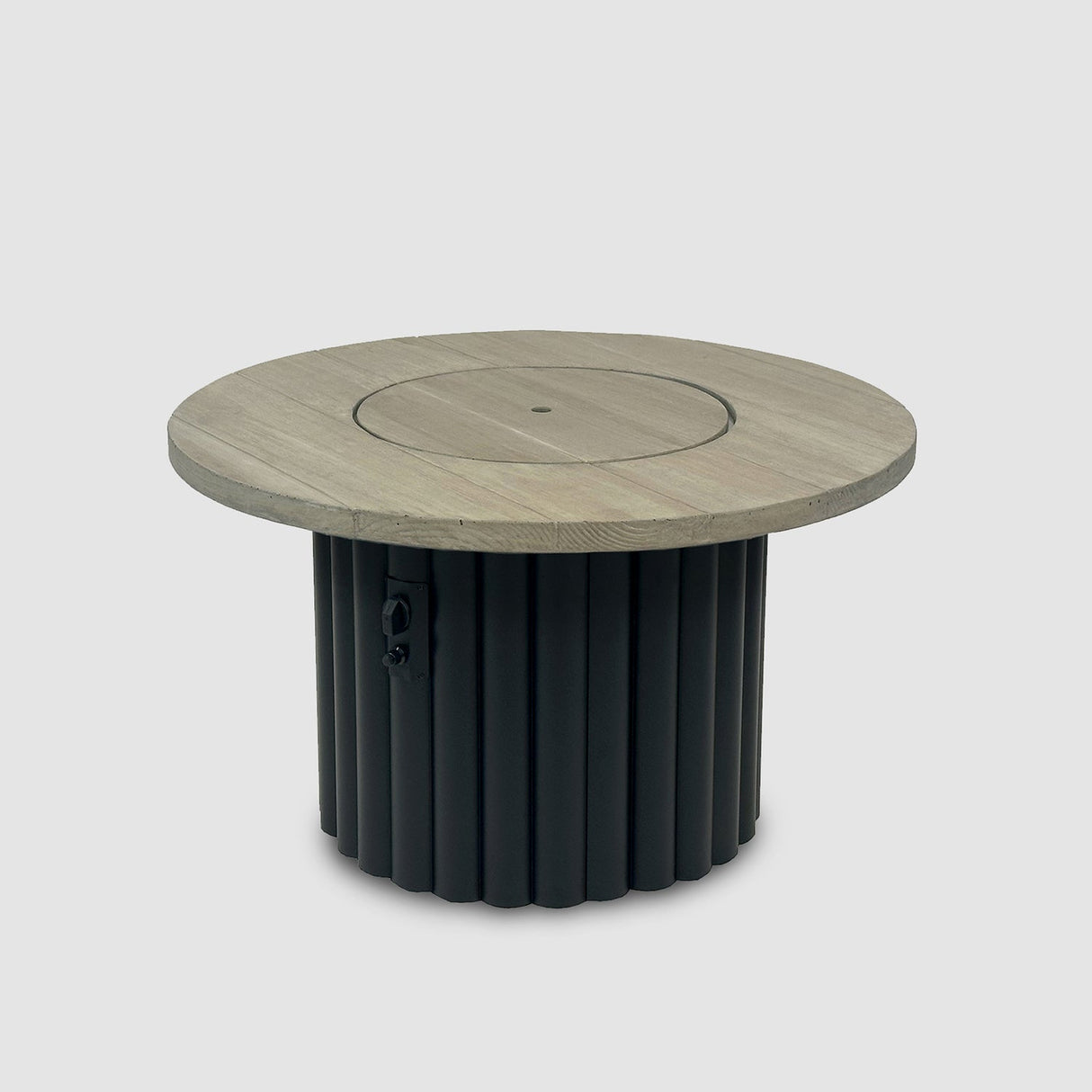 The Outdoor Greatroom Reverie 42" Round Gas Fire Pit Table - REVRBL-42-K