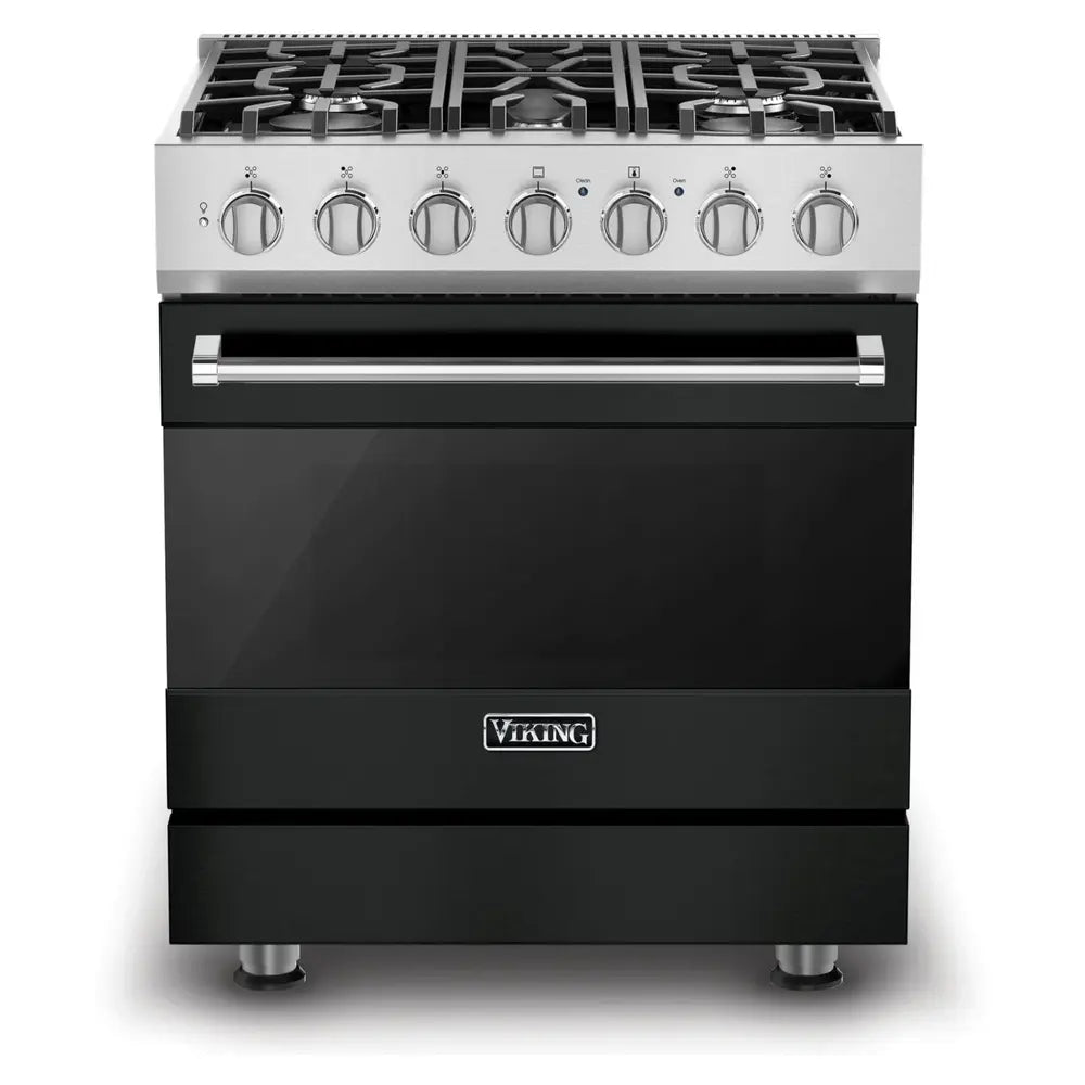 Viking 3 Series 30 inch Dual Fuel Range with 5 Burners - RVDR33025B*