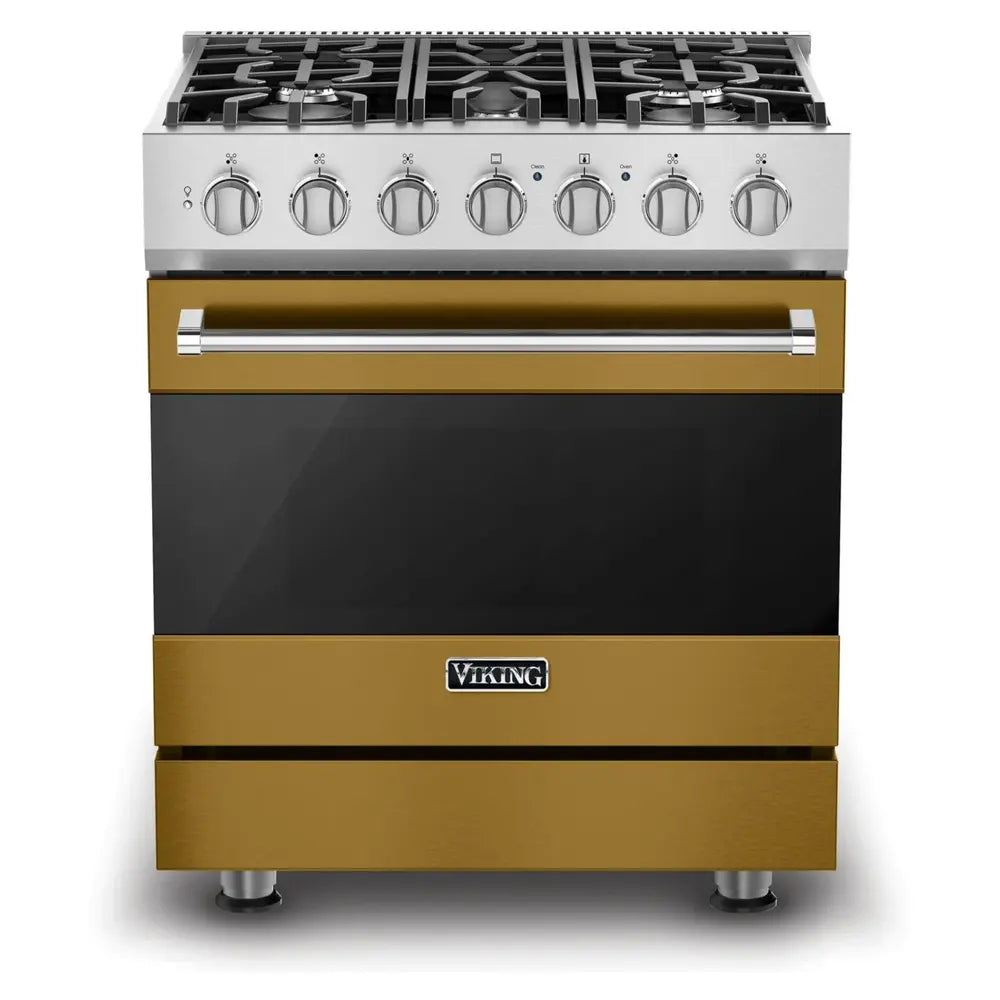 Viking 3 Series 30 inch Dual Fuel Range with 5 Burners - RVDR33025B*