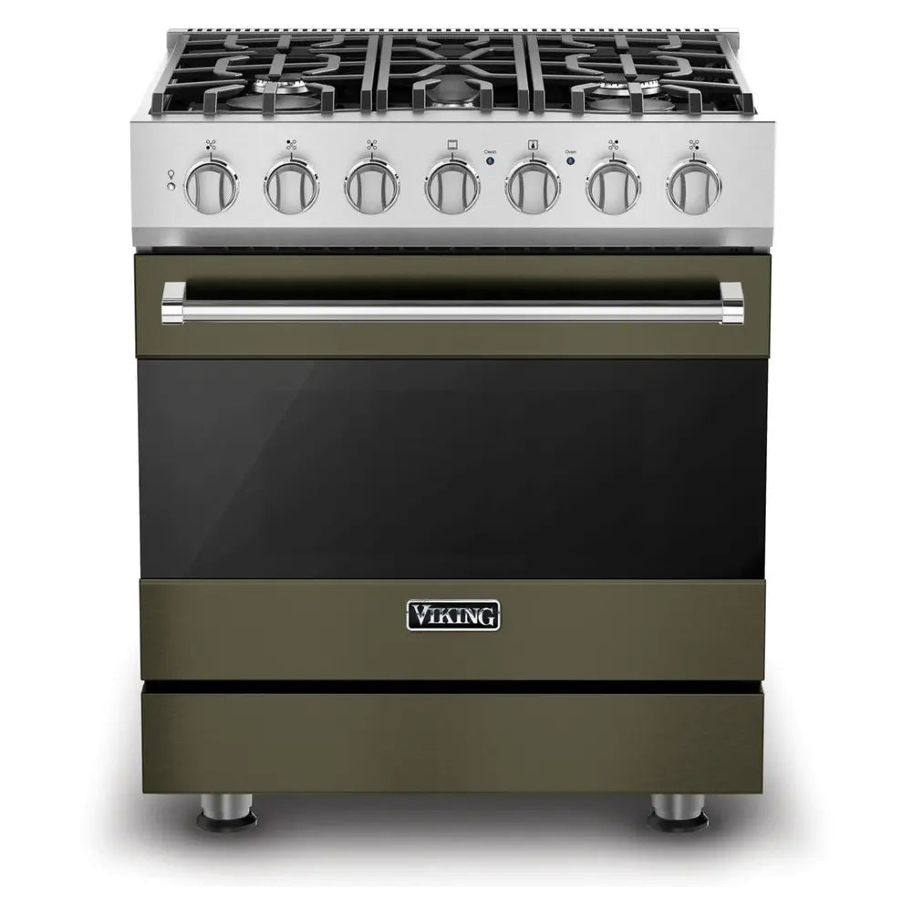 Viking 3 Series 30 inch Dual Fuel Range with 5 Burners - RVDR33025B*