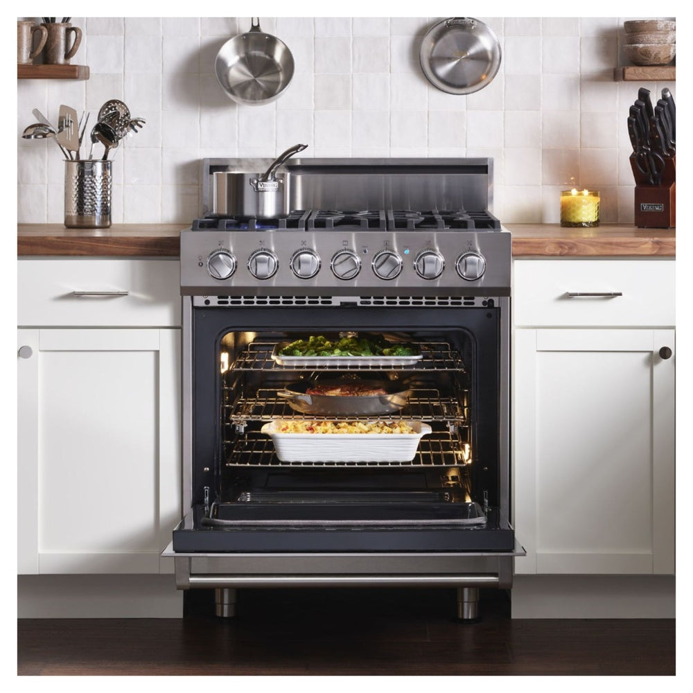 Viking 3 Series 30 inch Dual Fuel Range with 5 Burners - RVDR33025B*