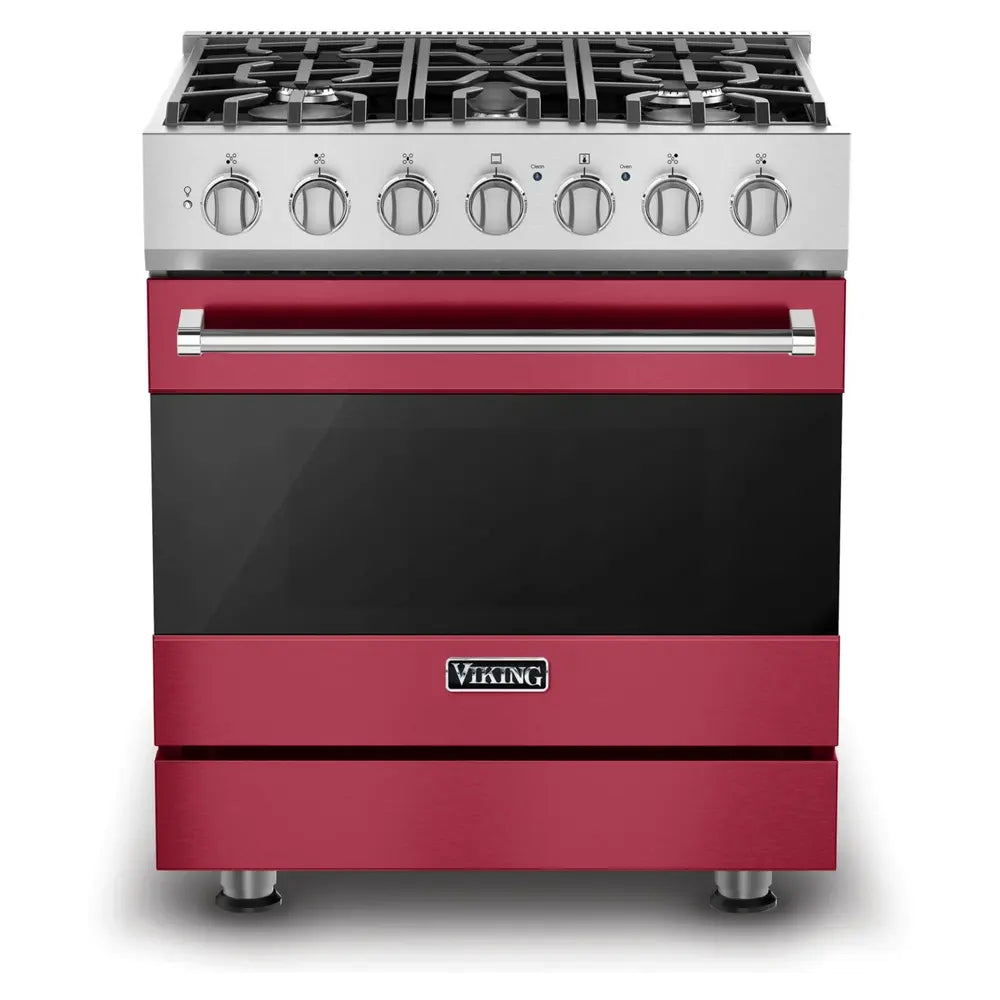 Viking 3 Series 30 inch Dual Fuel Range with 5 Burners - RVDR33025B*