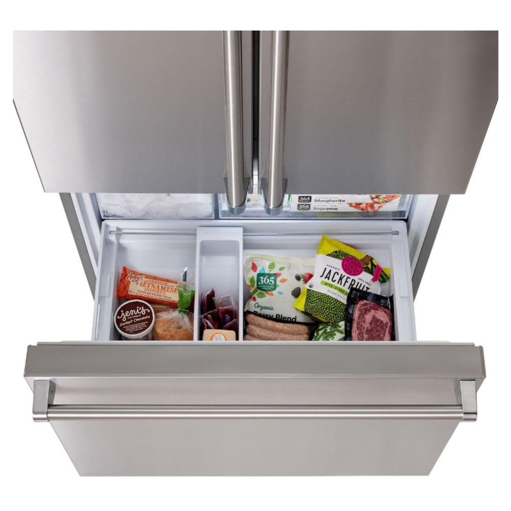 Viking 3 Series 36 inch Counter-Depth French Door Refrigerator with 19.86 Cu. Ft. Capacity - RVFFR336SS