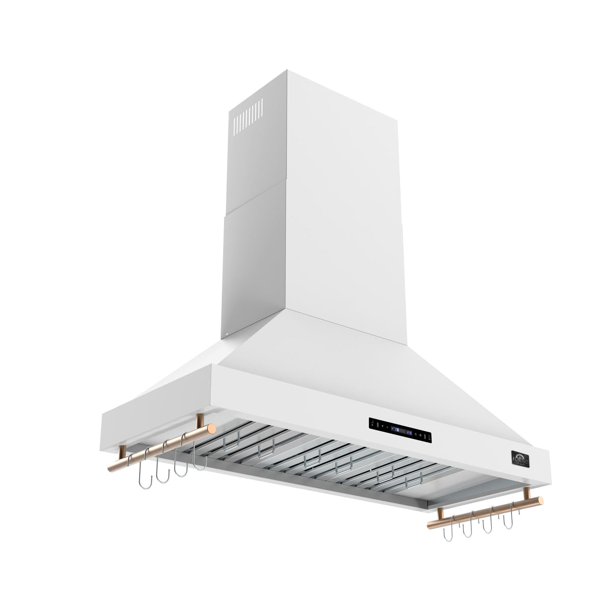 Forno Venezia 48 Inch Wall-Mounted Range Hood Touch Controls and Baffle Filters