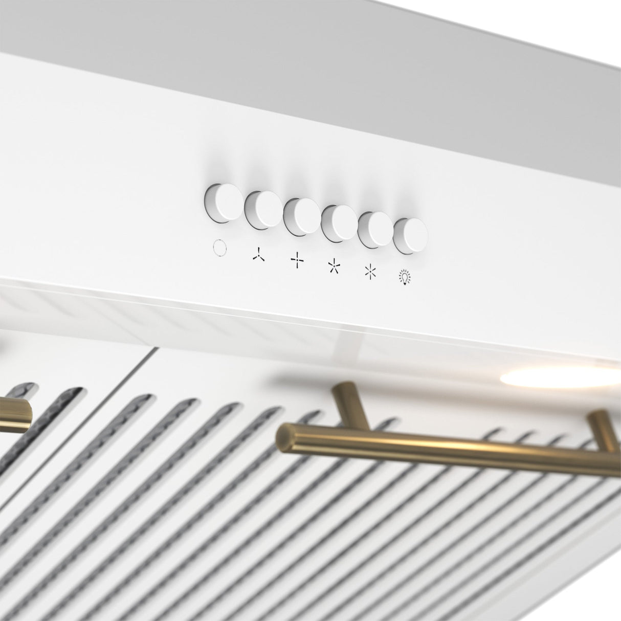 Forno Bari Espresso 30-Inch Under Cabinet Range Hood, 600 CFM, LED Lighting, Dishwasher-Safe Baffle Filters, 3-Speed Fan Control