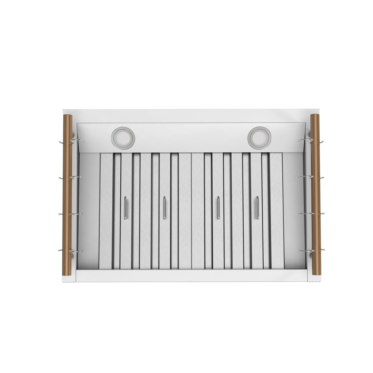 Forno Venezia 30 Inch Wall-Mounted Range Hood with Touch Controls and Baffle Filters