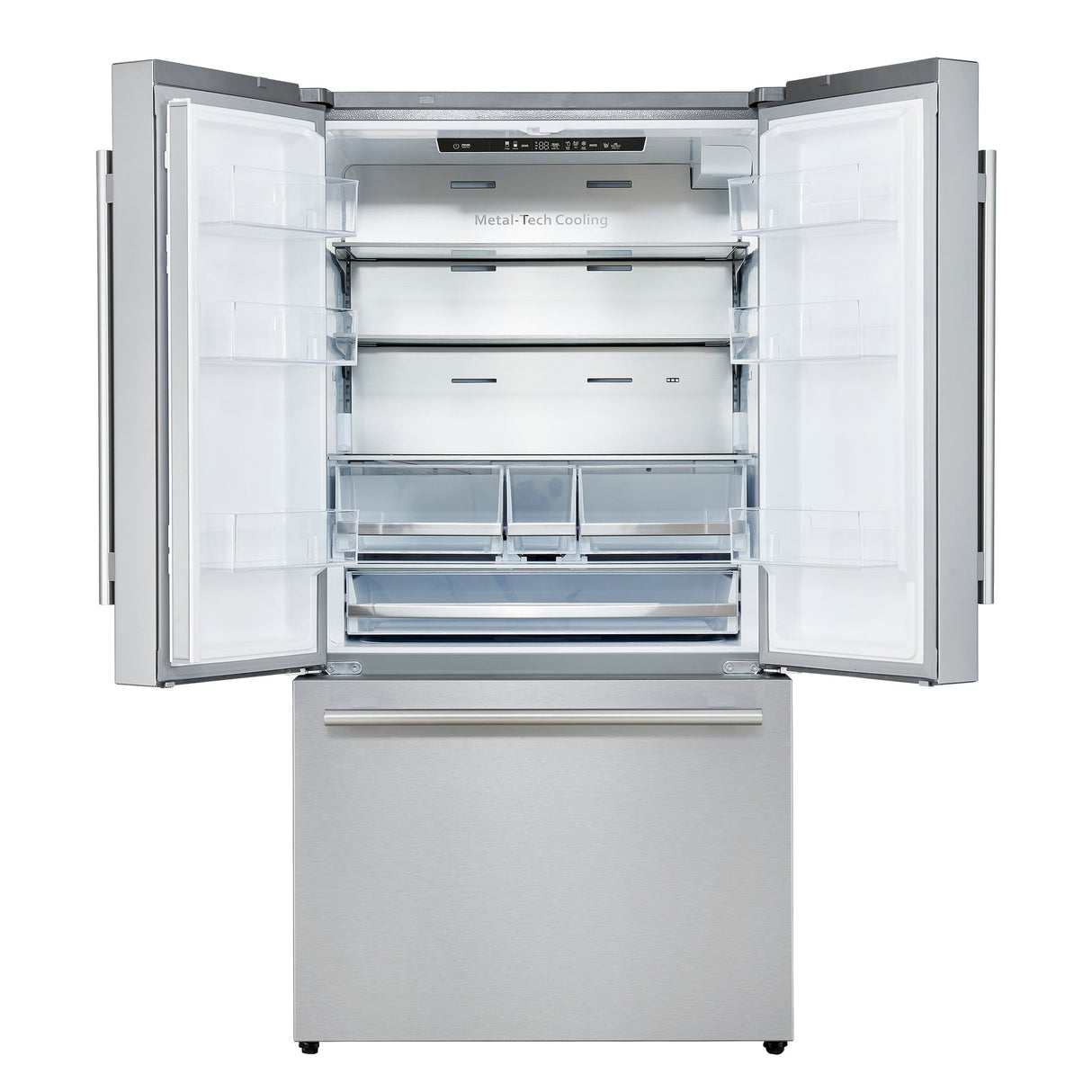 Forno Aosta 36" French Door Refrigerator – 22.4 cu.ft, External Water Dispenser & Automatic Ice Maker
