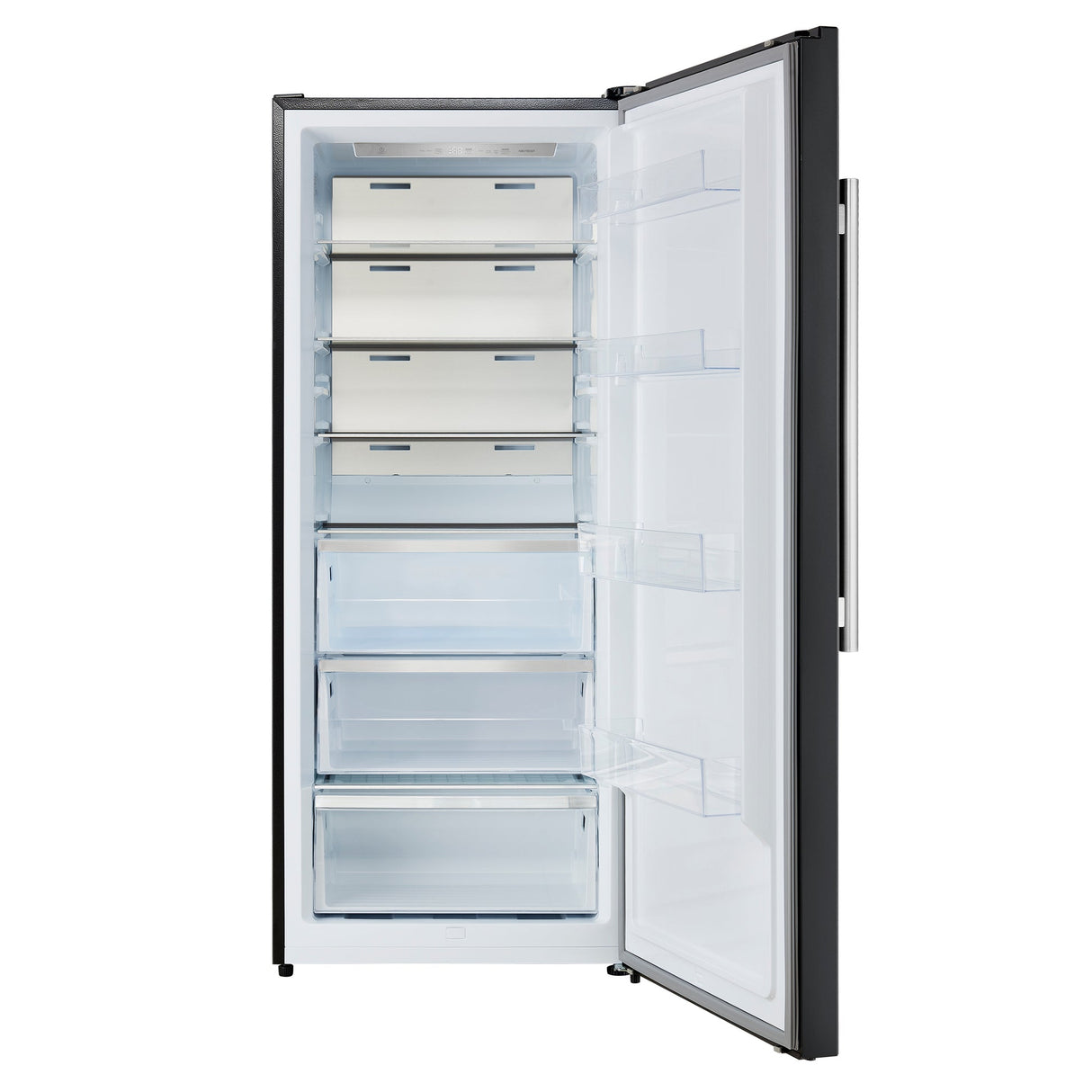 Forno Maderno 28-Inch Convertible Freezer/Refrigerator with Antique Brass Handle, 13.6 cu.ft. Right Swing