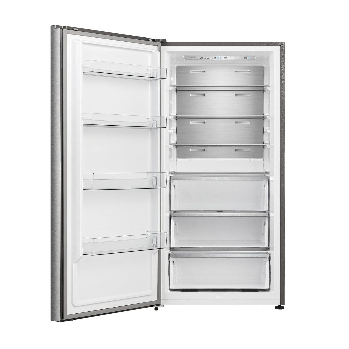 Forno Maderno 28" Left Swing Convertible Freestanding Refrigerator/Freezer in Stainless Steel 13.6 cu.ft.
