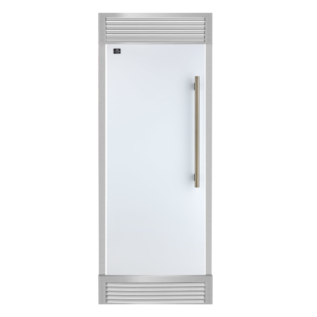 Forno Maderno 28" Built-In Convertible Refrigerator, 13.6 cu.ft. Left Swing with Decorative Grill