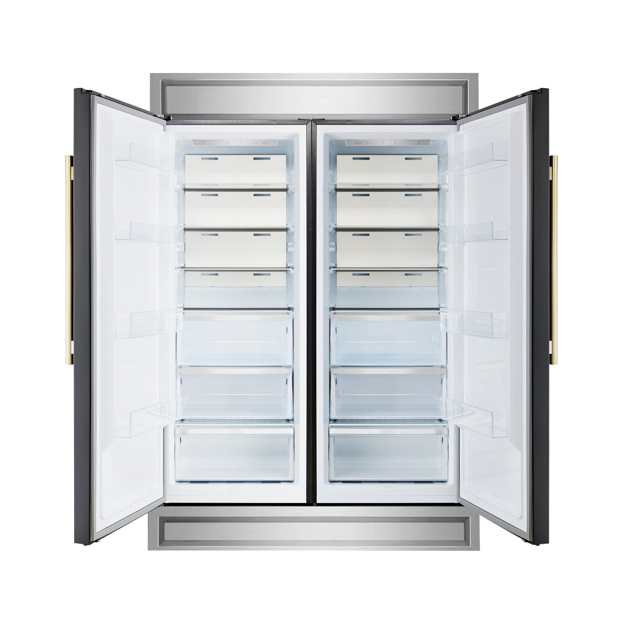 Forno Maderno 2-28-Inch Wide Convertible Refrigerator/Freezer with Decorative Trim