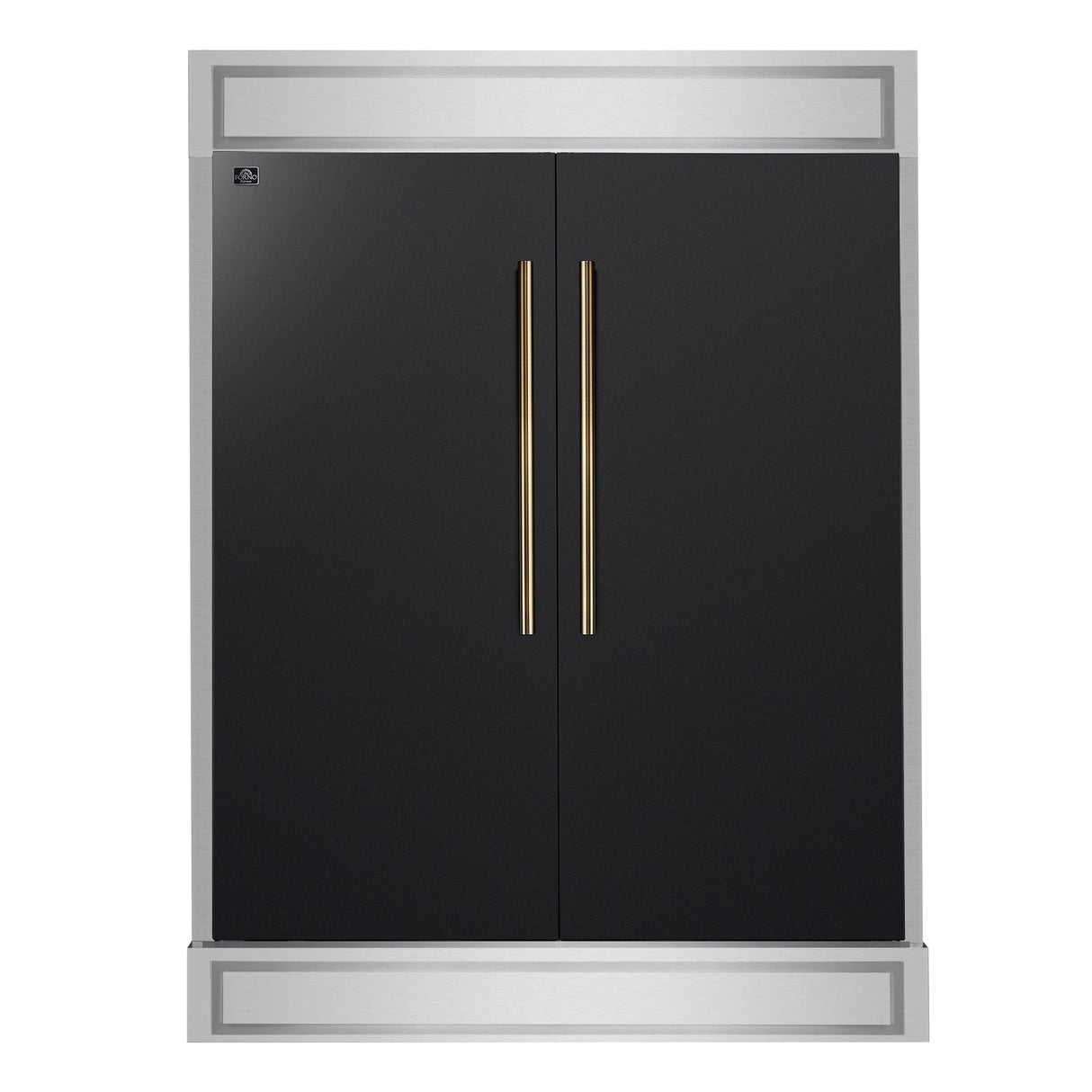 Forno Maderno 2-28-Inch Wide Convertible Refrigerator/Freezer with Decorative Trim