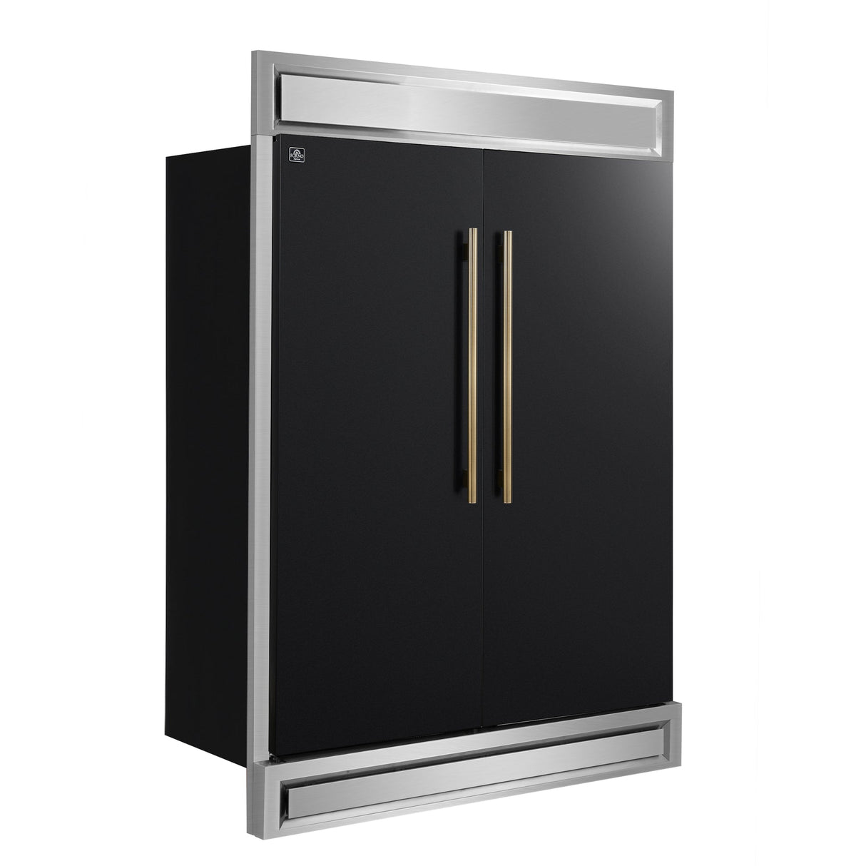 Forno Maderno 2-28-Inch Wide Convertible Refrigerator/Freezer with Decorative Trim