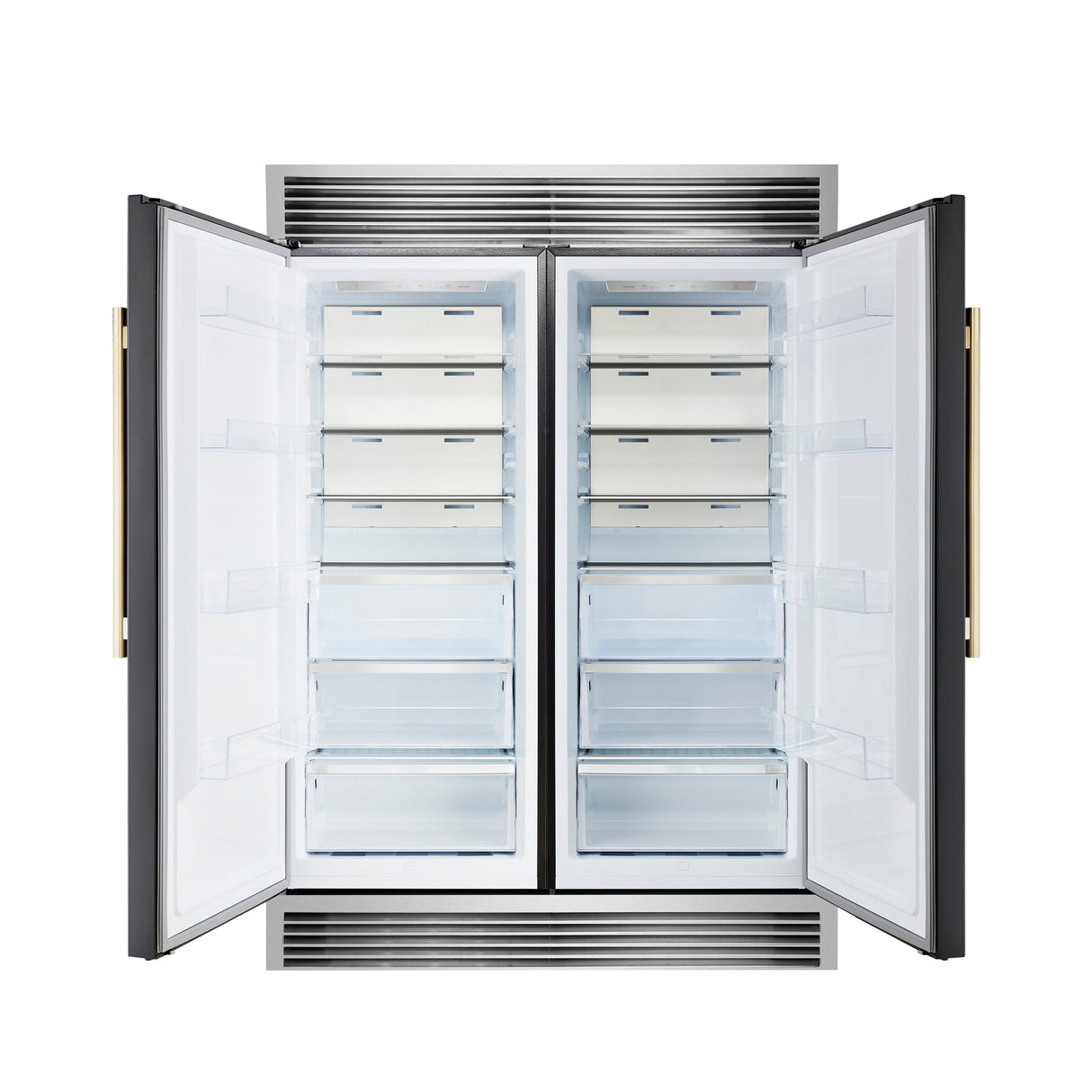 Forno Maderno 2-28-Inch Wide Convertible Refrigerator/Freezer Decorative Trim Grill, 27.2 cu.ft, 84-Inch High