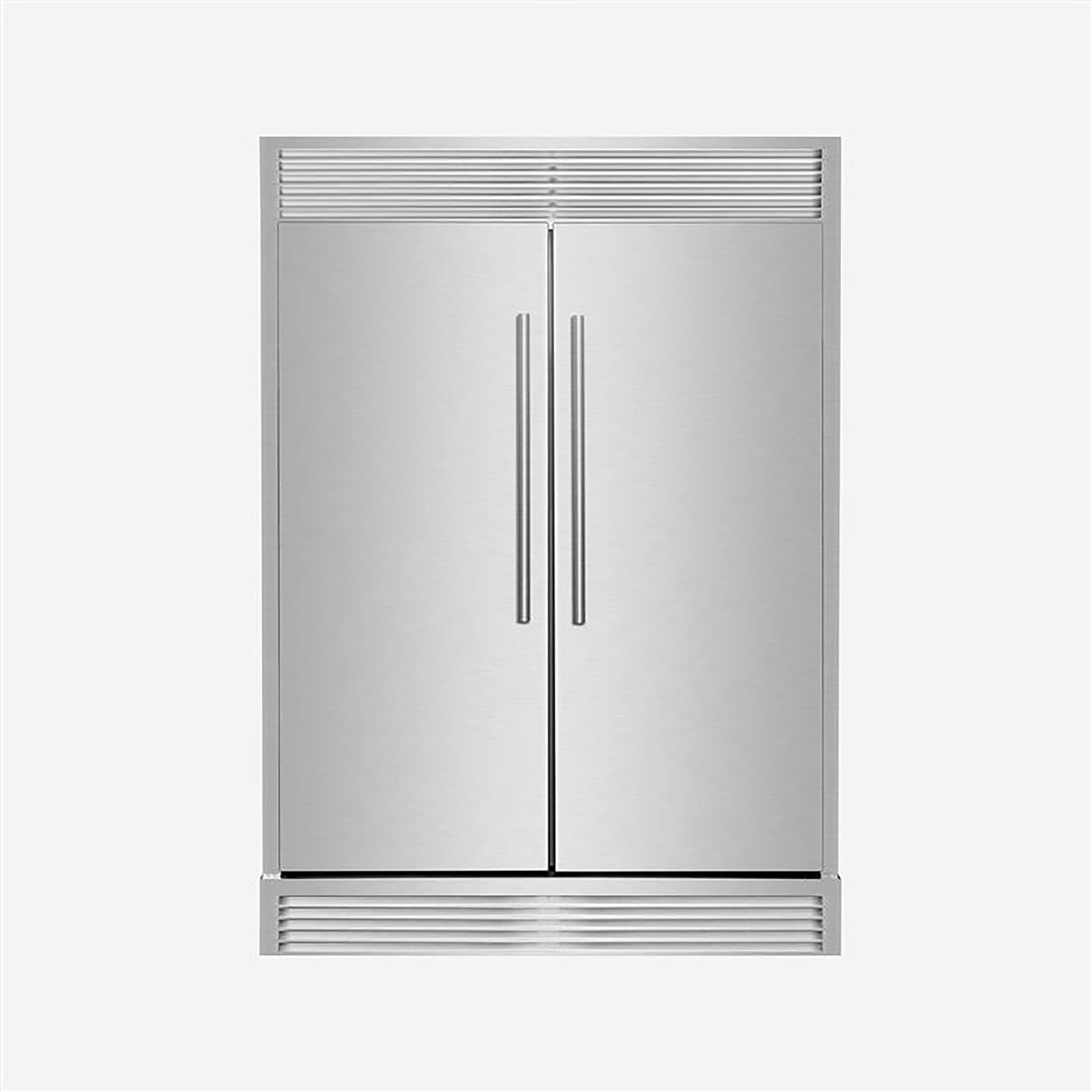 Forno Maderno 2-28-Inch Wide Convertible Refrigerator/Freezer, Decorative Trim, 27.2 cu.ft, 84-Inch High