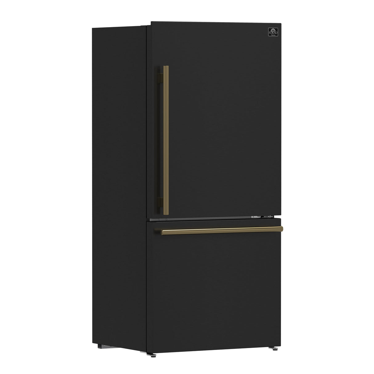 Forno Milano Espresso 31-Inch Bottom Freezer Refrigerator, 17.2 cu.ft Capacity