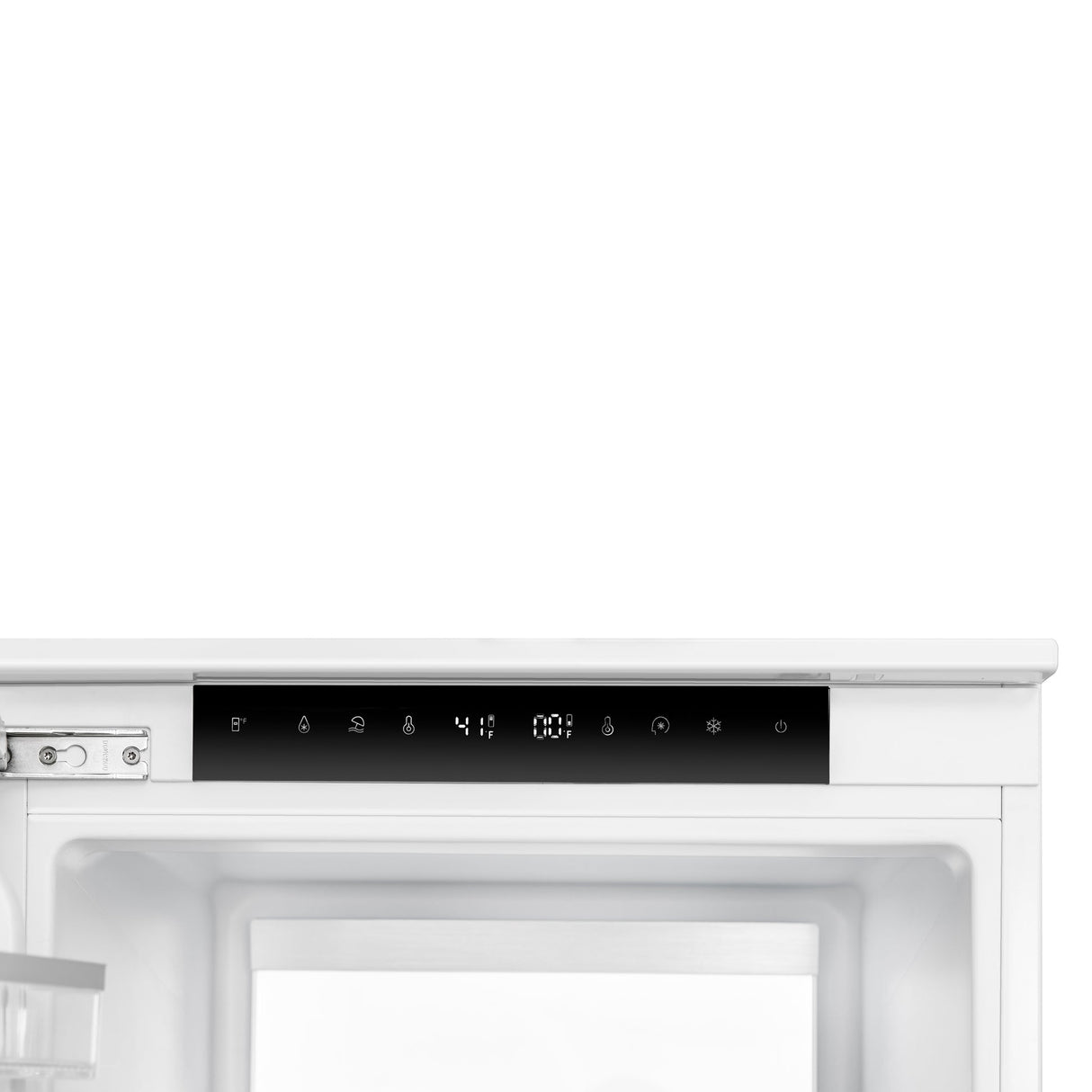Forno Rivestito 22 Inch Panel Ready Bottom Freezer Refrigerator, 8.3 cu. ft., Ice Maker, Total No Frost, Fast Freeze