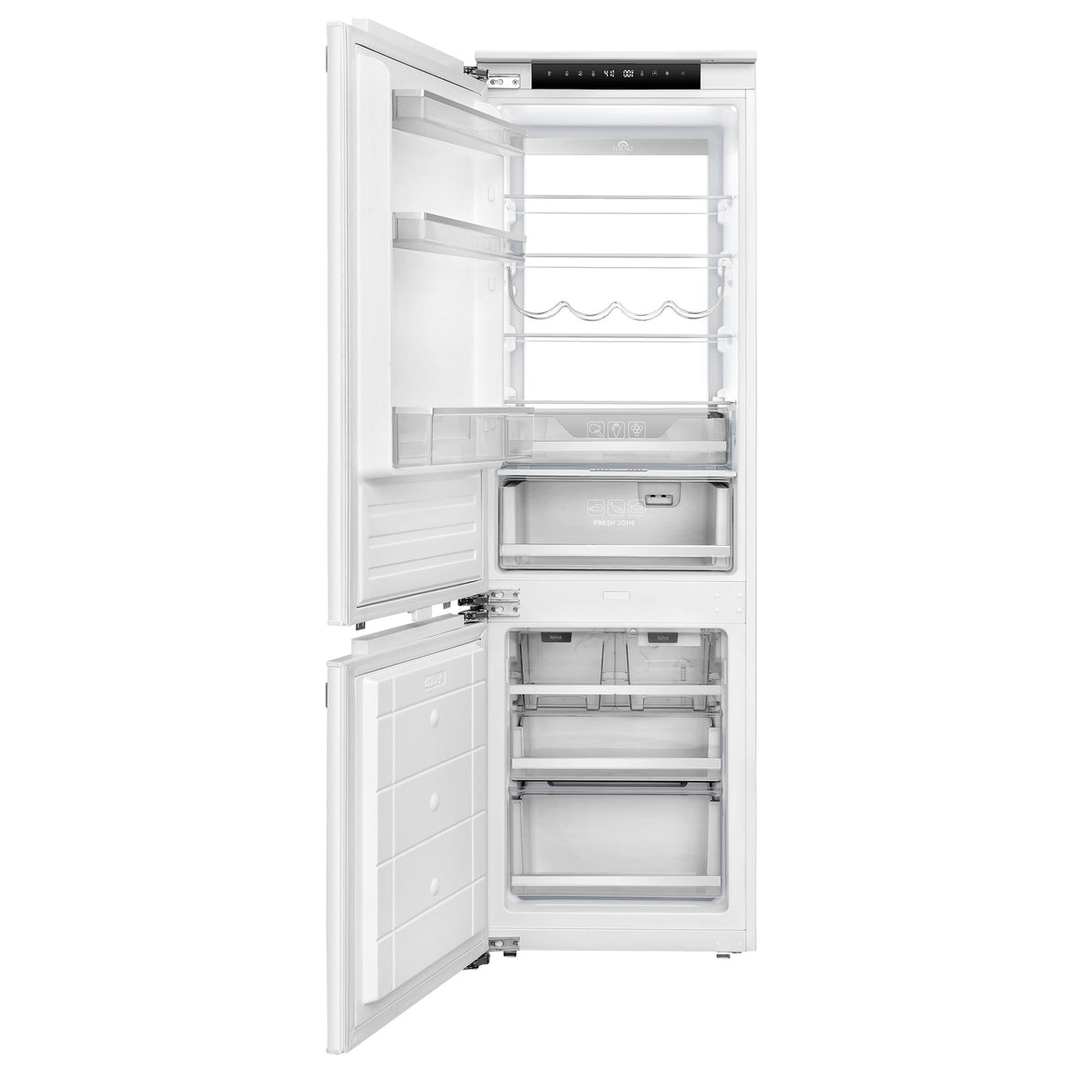 Forno Rivestito 22 Inch Panel Ready Bottom Freezer Refrigerator, 8.3 cu. ft., Ice Maker, Total No Frost, Fast Freeze