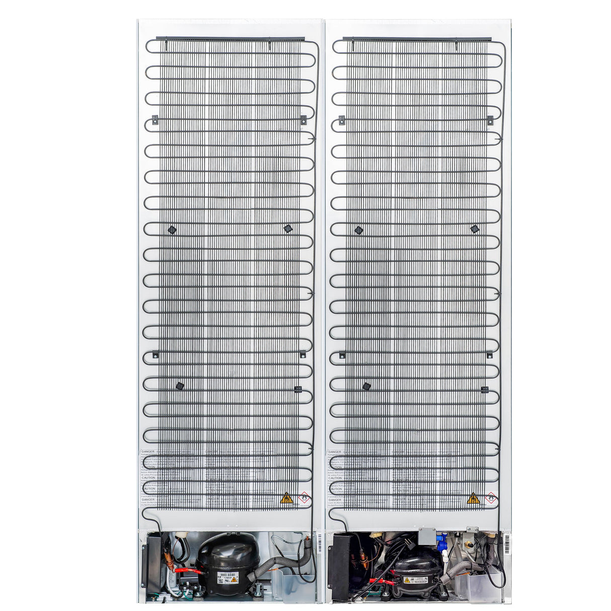 Forno Rivestito 42 Inch Panel Ready Double Bottom Freezer, Ice Maker, Total No Frost
