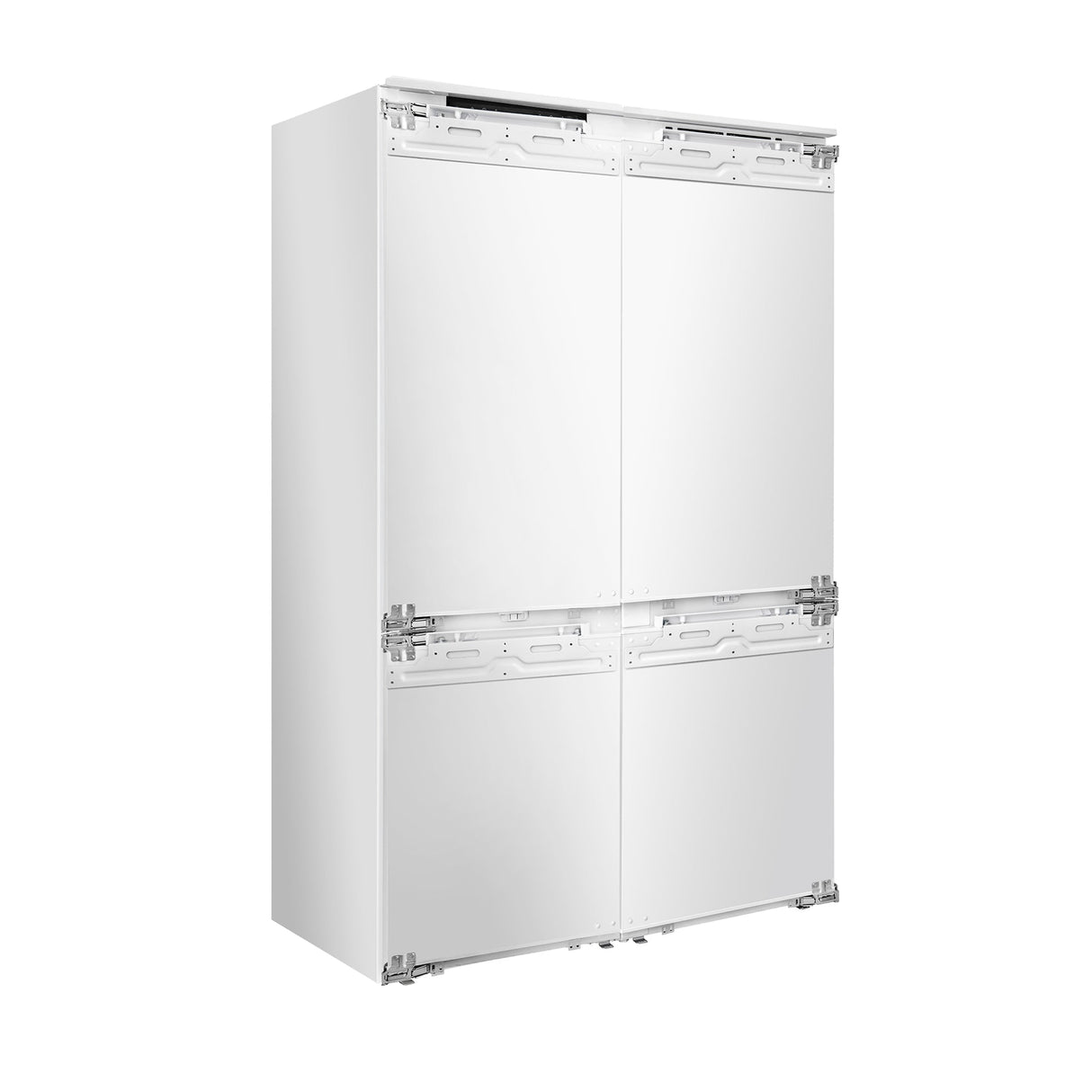 Forno Rivestito 42 Inch Panel Ready Double Bottom Freezer, Ice Maker, Total No Frost