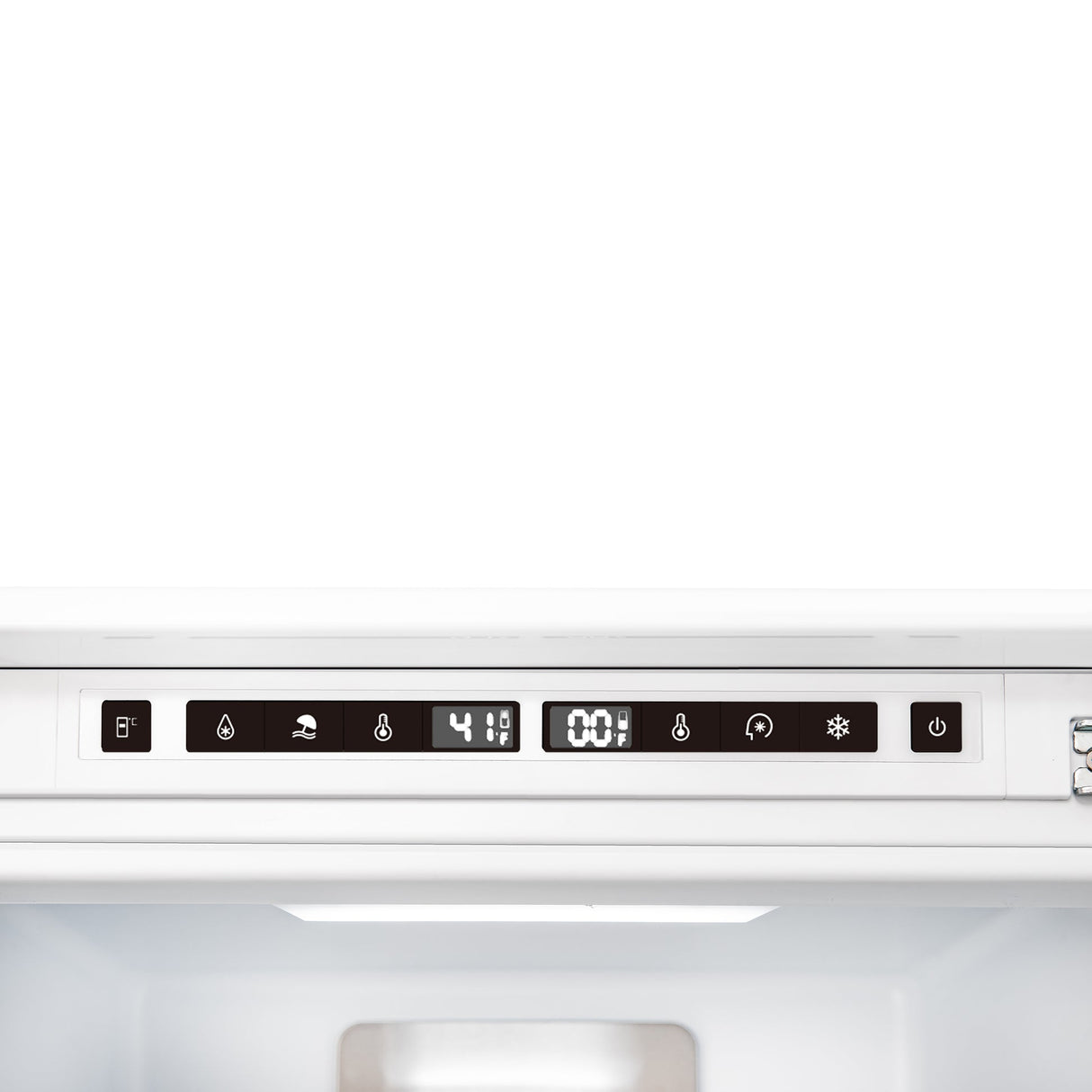 Forno Rivestito 22 Inch Panel Ready Bottom Freezer Refrigerator, 8.6 cu. ft., Total No Frost, Fast Freeze