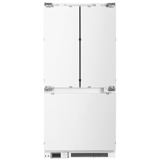Forno Rivestito 36 Inch Refrigerator with French Door, Energy Star, Fast Freeze